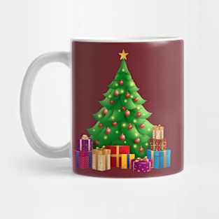 Merry Christmas - Christmas Tree with Gifts Mug